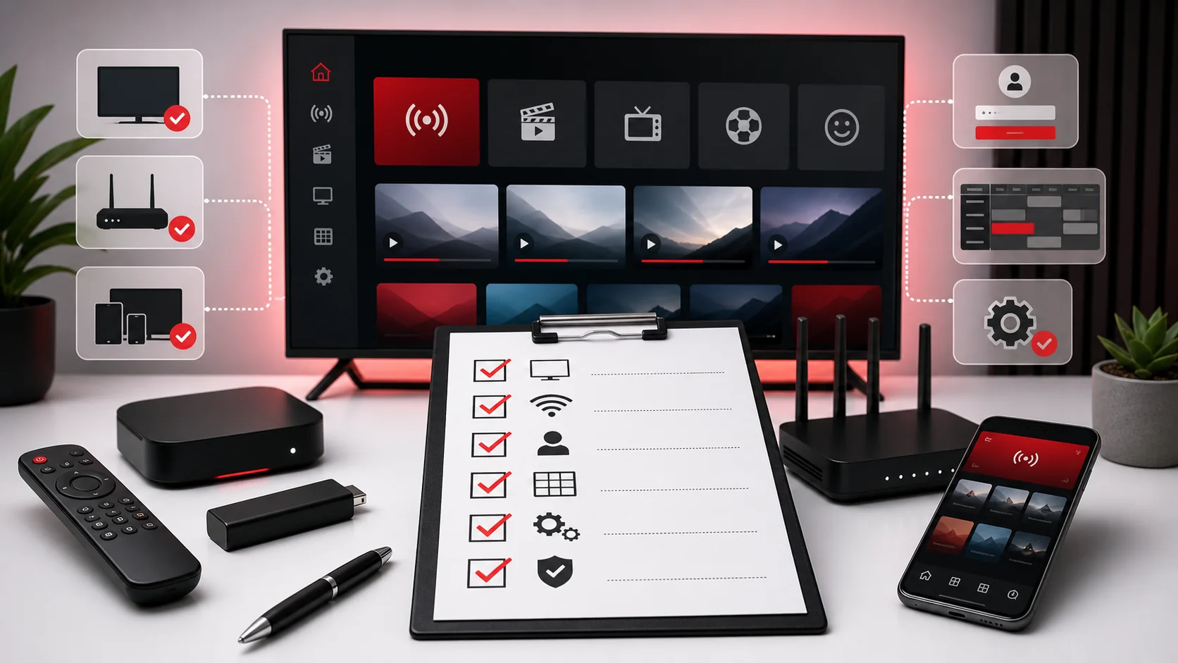 IPTV setup checklist for beginners