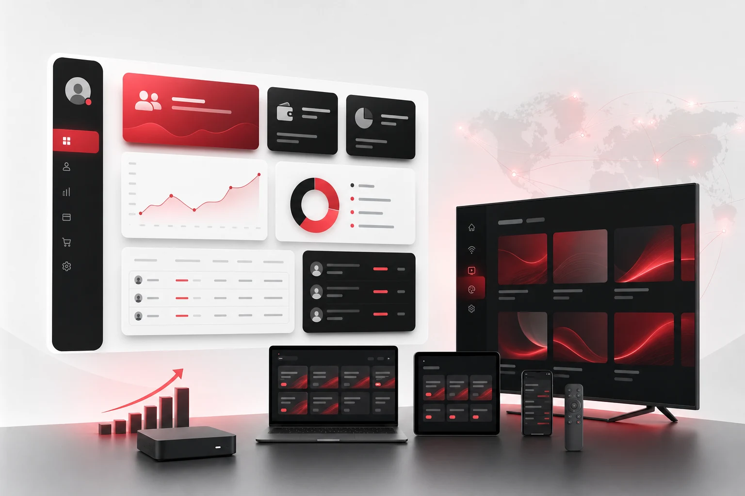 TellyStudio Pro reseller program dashboard and IPTV credits